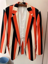 Vintage Mens Jacket. Striped. Large