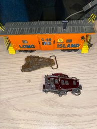 Long Island Train Car & Belt Buckles