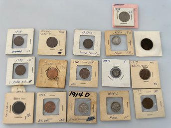 Lot Of 16 Collectible Coins