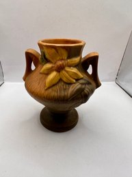 Vintage Roseville Pottery Vase.  Yellow