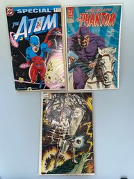 Atom, Phantom, Silver Surfer Comic Books