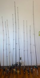 11 Assorted Rods & Reels