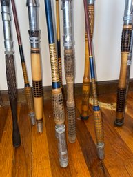 15 Rods With Carved Wood Handles