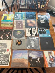 VINYL Lot Of 20 New Wave, With Many British Imports,  45s VINYL