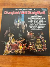 The Official Album Of Disneyland Walt Disney World Vinyl LP