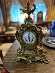 Brass Mantel Clock