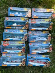 Lot Of 10 NIB Matchbox Seakings Ships