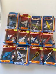 Lot Of 12 NIB Matchbox Skybusters