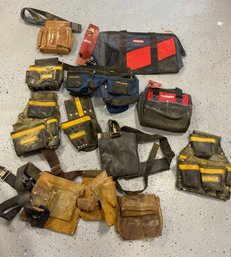 Lot Of Toolbags & Toolbelts