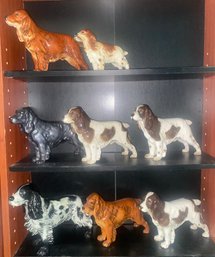 Lot Of 8 Goebel Dog Figurines