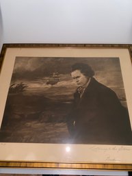 WULFF 'LISTENING TO THE STORM' (BEETHOVEN) Hand Signed