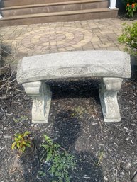 Cement Garden Bench