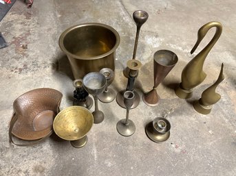 Assorted Brass Pieces (13)