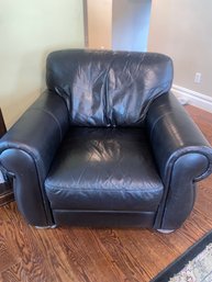 Black Leather Arm Chair