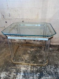 Lucite Side Table