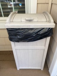 Outdoor Trashcan