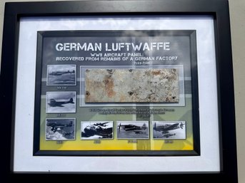 German Luftwaffe WWII Airplane Piece