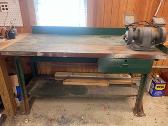 Large Vintage Work Table