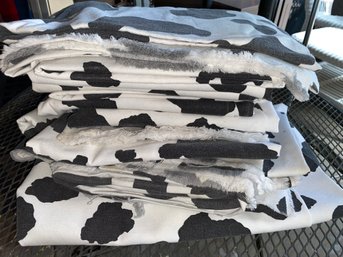 Lot Of Cow Print Fabric