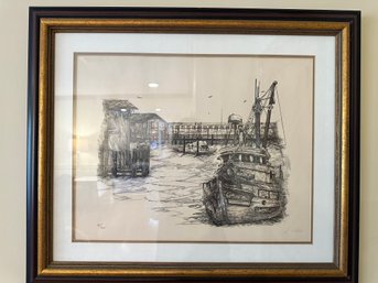 Tugboat Lithograph Numbered