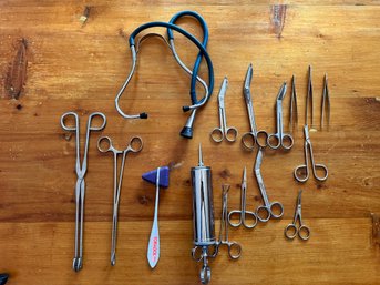 Lot Of Vintage Surgical Instruments