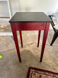 Small Leather Top Table