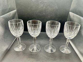 Lot Of 4 Waterford Glasses