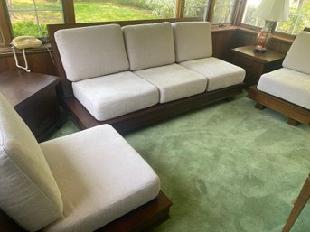 Wood Sofa Set