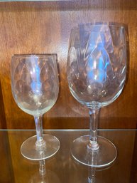 Crystal Wine Glasses, 31 Pieces