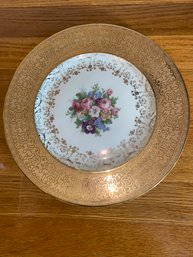 Set Of 7 Floral Royal Crown China Dinner Plates