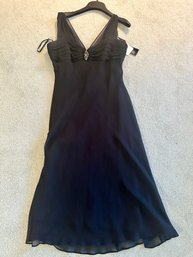 NWT Size 12 Petite Elegant Black Dress