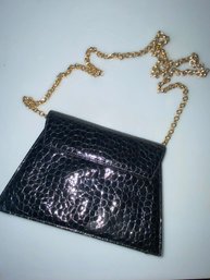 Black / Gold Chain Salvatore Ferragamo Handbag