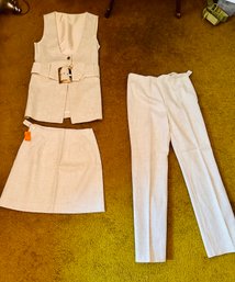 Vintage 3 Piece Womens Outfit SMALL