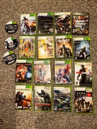 Large Lot Of XBOX 360 Video Games