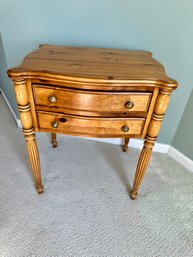 Wooden 2 Drawer Occasional Table