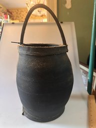 Vintage Leather Fire Bucket