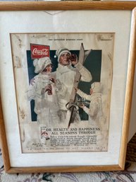 Coca Cola Ad 1927 Authentic Saturday Evening Post