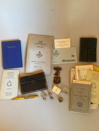 Vintage Masonic Lodge Items & 10K Ring