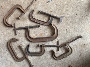 Lot Of Large Clamps