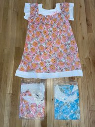 Vintage 1950s HAWAIIAN MUU-MUU BABY DOLL Dresses -3