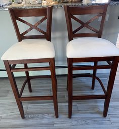 Pair Of Bar Height Stools