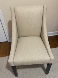 Ivory Upholstered Accent Chair