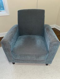 Teal Upholstered Accent Arm Chair