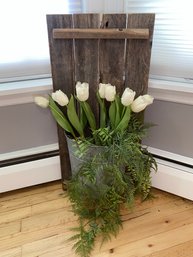 Wood Pallet Floral Wall Decor