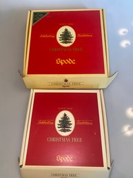 Spode Christmas Tree Shaped Dishes