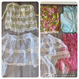 Lot Of Vintage Aprons