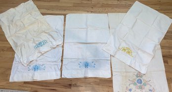 5 Vintage Pillowcases