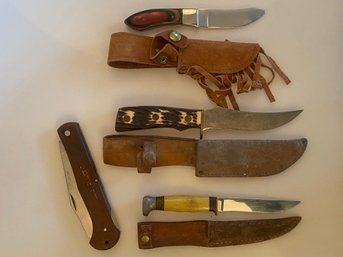 Assorted Brown Knives