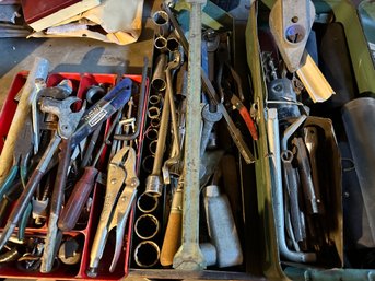 Assorted Tools With Box (Lot A)