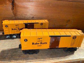 Pair Of Baby Ruth Box Cars